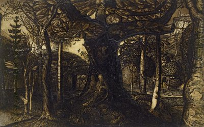 I margini di un bosco, 1825 da Samuel Palmer
